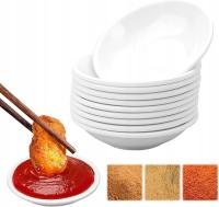 10 MISECZEK DO SOSÓW SOJOWYCH MAŁE OKRĄGŁE MISKI DO DIPÓW sushi