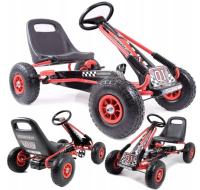 Большой квадроцикл на педали картинг накачанные колеса 50 кг