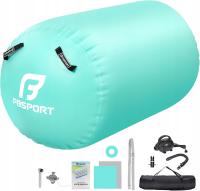 Dmuchany wałek gimnastyczny FBSPORT air roll air barrel 120x90 cm + pompka