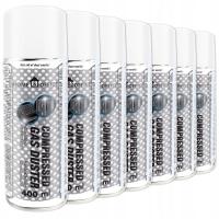 7x SPRĘŻONE POWIETRZE 400ml CZYSZCZENIE KARTY GRAFICZNEJ CHŁODZENIA CPU GPU