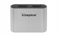 Kingston Technology Workflow microSD Reader Czarny, Srebrny