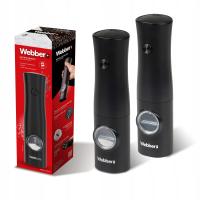 Młynek ELEKTRYCZNY Do Pieprzu I Soli Na Baterie Zestaw 2 Szt Praktyczny