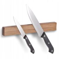 Бамбуковая магнитная полоса для ножей Magens 30 см