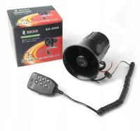 SYGNAŁ KLAKSON 6 MELODII MOTOCYKLOWY DO MOTOCYKLA SKUTERA Z MIKROFONEM