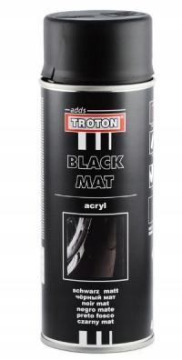 Troton Lakier czarny mat spray 400ml