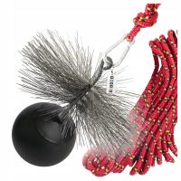 Набор для чистки дымохода 1,3 кг щетка fi 150 мм веревка 10 м