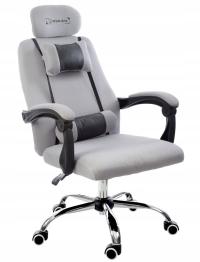 Удобное современное офисное кресло серый GPX011