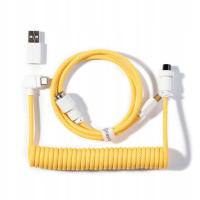 Keychron Coiled Aviator Cable - Kabel Spiralny do Klawiatury Mechanicznej