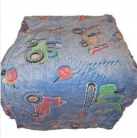 KOC ŚWIECĄCY W CIEMNOŚCI 150x200 KOPARKA LEKKI PUSZYSTY DŹWIG WYWROTKA