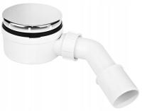 MCALPINE SYFON BRODZIKOWY BRODZIK NISKI 90 MM CHROM CZYSZCZONY OD GÓRY