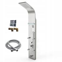 Panel prysznicowy 5-funkcyjny z hydromasażem 22cm,przykrywa stare przyłacza