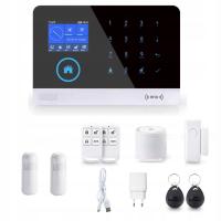 Беспроводной комплект сигнализации с ЖК 2.4 ' GSM WiFi TUYA смарт польский 2xPIR