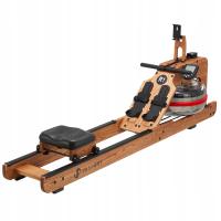 Drewniany wioślarz wodny JASPORT R1, 120kg, LED, Kinomap, ergonomiczny