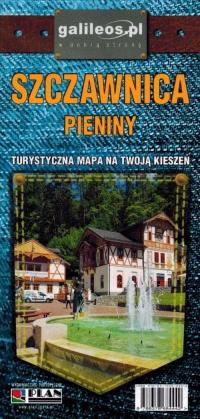 SZCZAWNICA PIENINY MAPA LAMINOWANA KIESZONKOWA GALILEOS