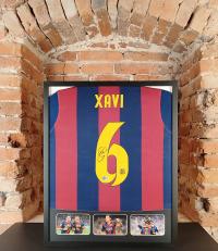 Xavi, FC Barcelona - koszulka z autografem w ramie od 1zł! (zag)