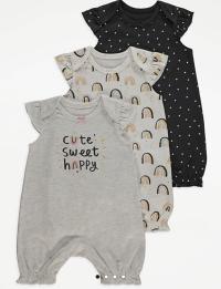 george_56-62_3 pack_BAWEŁNIANY RAMPERS_ROMPER_0-3