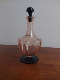 KARAFKA ŁOSOSIOWA ART DECO HORTENSJA