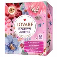 Zestaw Kwiatowych Herbat LOVARE Flower Tea Assorted 4 smaki 32 koperty