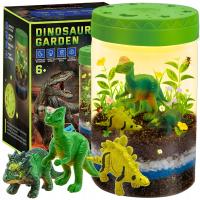 PROJEKTOR Dino Garden Terrarium z Dinozaurami Lampka LED DINOZAURY OGRÓD