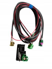 Port USB AUX + przewody VW Seat Skoda MIB Carplay 5G0035222E 5Q0035726E