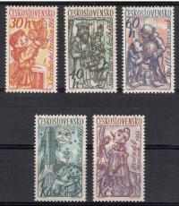 Czechosłowacja 1961 Mi 1275-1279 Czyste **