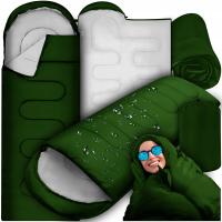 ТУРИСТИЧЕСКИЙ СПАЛЬНЫЙ МЕШОК ТЕПЛЫЙ МУМИЯ ЛЕГКИЙ ОДЕЯЛО С КАПЮШОНОМ 2В1 ЧЕХОЛ