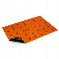 Bitmat AB4 Mata butylowa 4mm 75x50cm pomarańczowa gruba