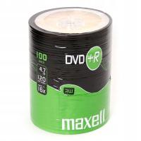 PŁYTY 100szt Maxell 4,7GB DVD+R 52x