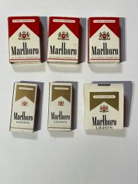 Коллекционные спички, 6 шт. Marlboro