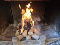 Брикет дубовый листовой ролик дрова 20 кг камин печь