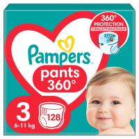 Pampers Pants Pieluchomajtki, rozmiar 3, 128 szt, 6kg-11kg