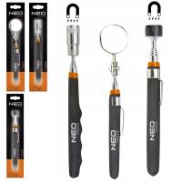 NEO Lusterko Inspekcyjne + 2 x Chwytak Magnetyczny, Teleskopowe Inspekcyjne