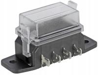 Kramp skrzynka bezpieczników płaskich 4 pin 15A 32V 8x6,3mm FB10004KR