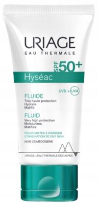 URIAGE Hyseac SPF50+ fluid przeciwsłoneczny do twarzy DO OPALANIA 50 ml