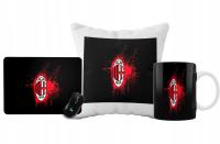 MEGA ZESTAW KUBEK + PODUSZKA + PODKŁADKA DRUŻYNY PIŁKA WZORY