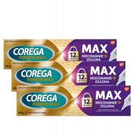 Набор 3x фиксирующий крем для зубных протезов Corega Max 40 г