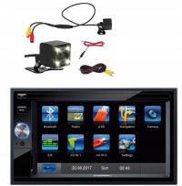 Radio samochodowe Blaupunkt SANT CRUZ 370 2-DIN + Kamera cofania LTC LXA14 12V