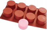 FOREMKA do DESERÓW cylilndry MONOPORCJE WALCE RONDA GNIAZDA FORMA CIASTEK 8