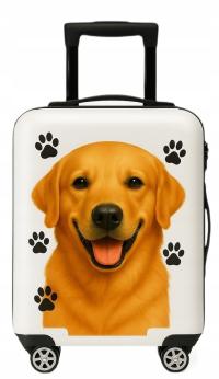 PIES PIESEK GOLDEN WALIZKA KABINOWA DLA DZIECI DO SAMOLOTU