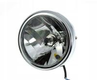 Lampa przednia chrom Chopper Naked uniwersalna