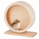 Kołowrotek 29cm drewniany dla chomika syryjskiego dżungalskiego mysz