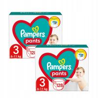 Pampers Pants Mega Quad подгузники размер 3 2x128 шт.