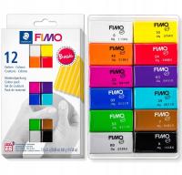 FIMO SOFT modelina zestaw 12 x 25g Basic masa