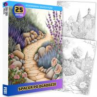 Malowanka Kolorowanka Antystresowa dla Dorosłych Obrazki KOLOROWANKI 105A