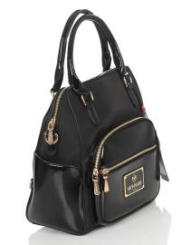 Monnari черная сумка-мессенджер сумка для рук и рюкзак в одном 3в1