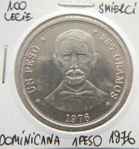 DOMINIKANA 1 PESO 1976 STULECIE OD 1 ZŁ