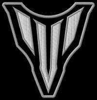 Naszywka dla fanów Yamaha MT haftowana z termofolią 01 03 05 07 09 15