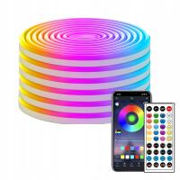 TAŚMA LED 10M NEON RGB 720LED BLUETOOTH APLIKACJA PILOT ZESTAW IP65