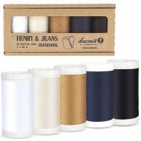 Лучник сверхпрочные нитки для машинного шитья джинсовой ткани из полиэстера