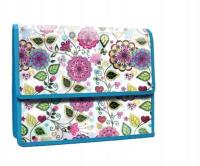 TECZKA Z KLAPKĄ NA RZEPY A4 FLOWERS, PANTA PLAST